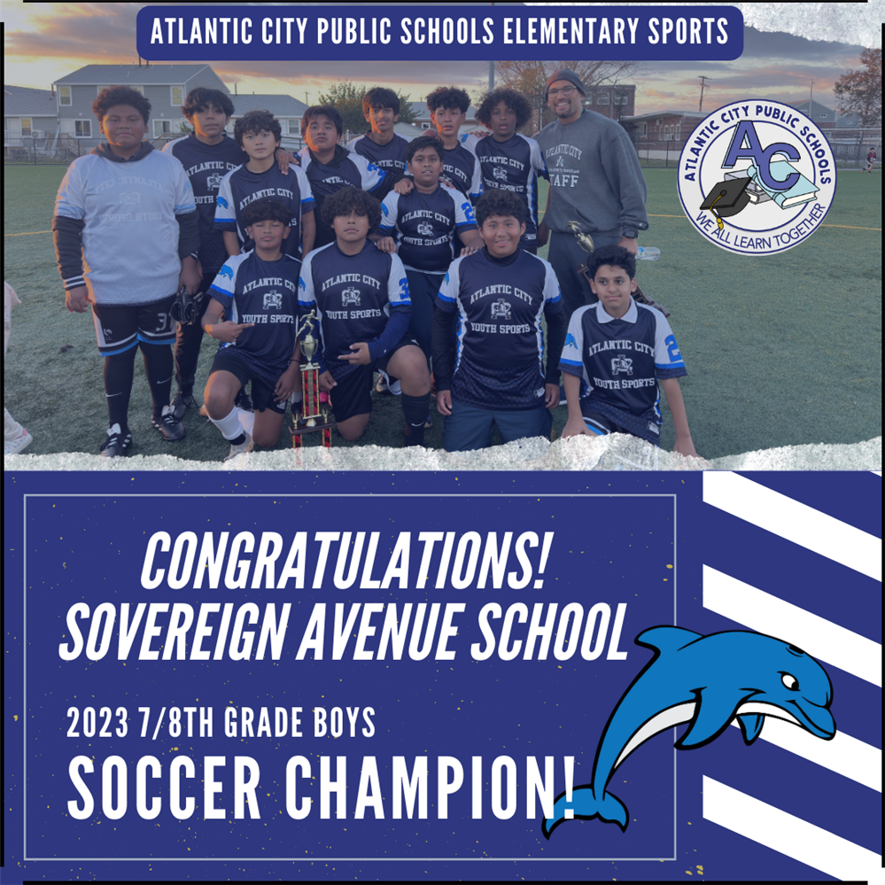   7/8 Grade Boys' Soccer Champions Graphic